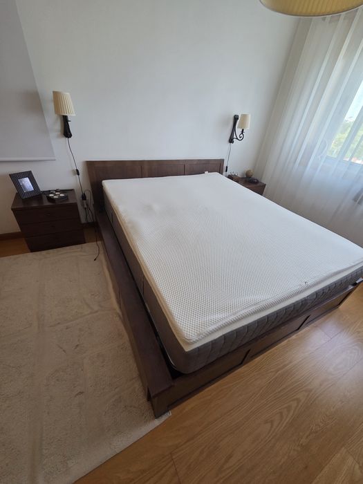 Cama Casal em Madira de Castanho 200×160