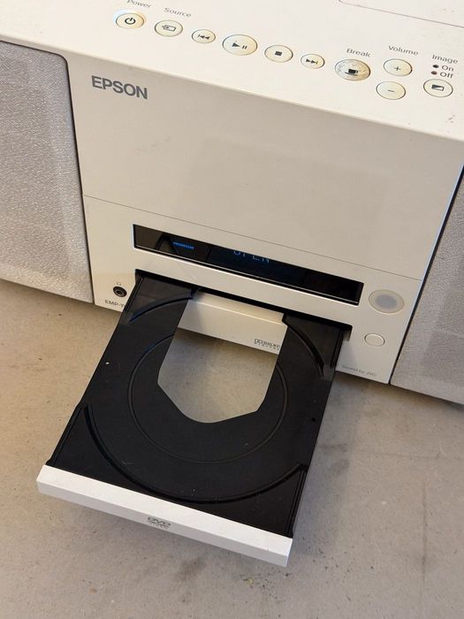 Projetor Epson MovieMate 25 (EMP-TWD1) – DVD/Colunas – P/ Peças ou Reparo
