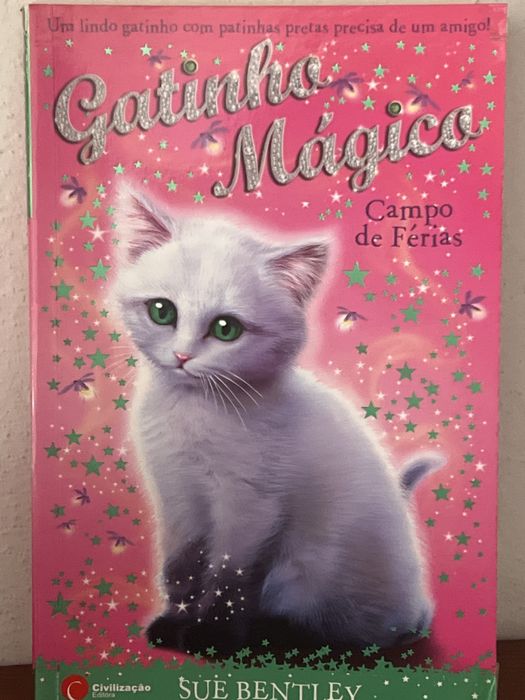 Vendo livro o gatinho magico - campo de ferias