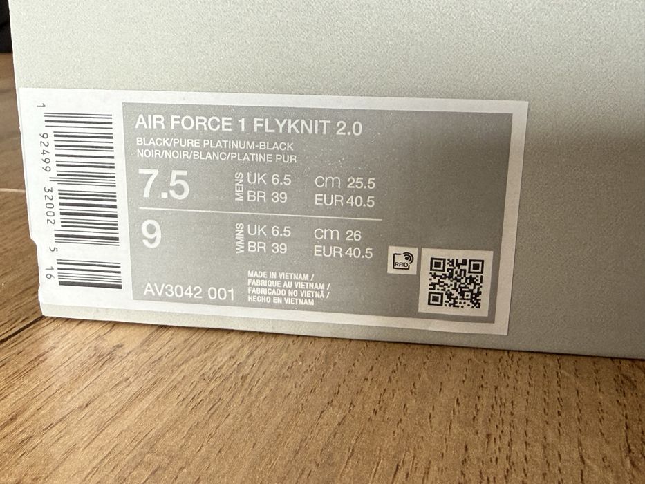 Nike Air Force 1 Flyknit 2.0