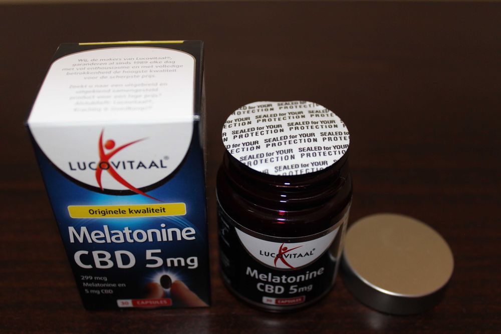 Lucovitaal Melatonine 299 mcg CBD 5 mg 30 Caps