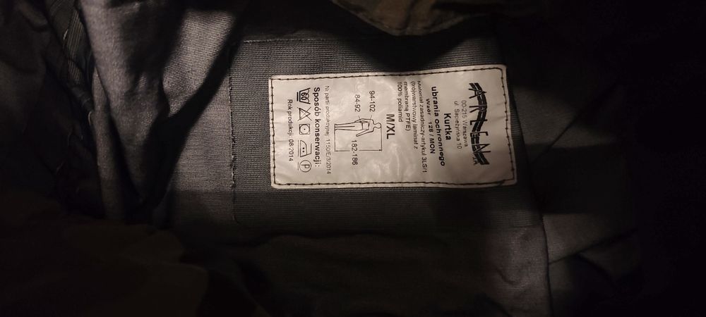 Ubranie ochronne kurtka 128/MON m/xl Gore-Tex