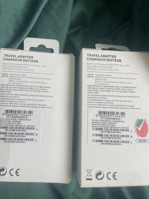 Ładowarka Samsung 45w Oryginalny adapter Box