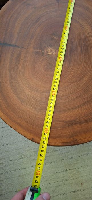 Stoliki kawowy z plastra drewna. Handmade.