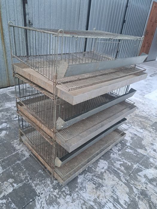 Klatka klatki dla przepiorek 3 poziomy