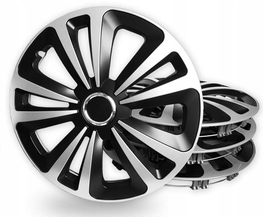 Kołpaki 16 '' czarno srebrne