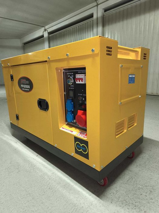 gerador diesel 12.000w | monofásico & trifásico | silencioso