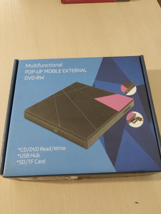 NOWa - Zewnętrzna nagrywarka  CD - DVD, Portable Type-C USB 3.0 Slim,