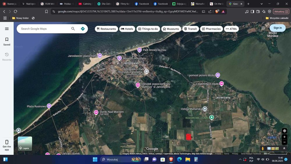Sprzedam grunt inwestycyjny morze koło Jaroslawca plaż "polski Dubaj "