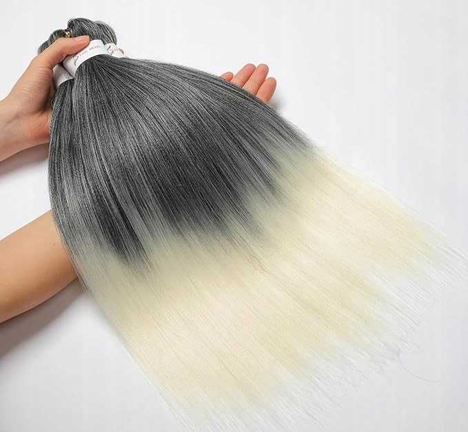 Warkocze do przedłużania włosów, 60 cm, 3 sztuki