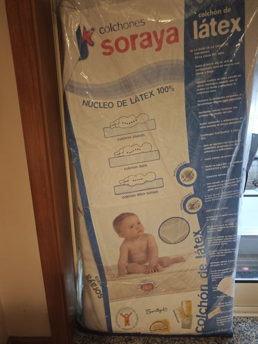 Colchão de látex para berço