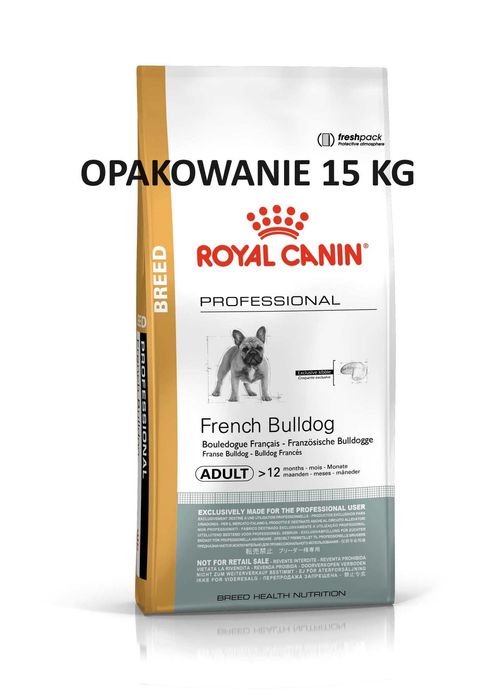 ROYAL CANIN French Bulldog Adult Professional 15kg + GRATIS