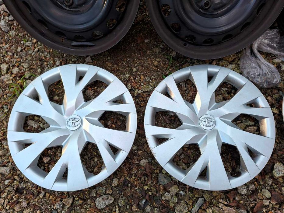 4X100 Felgi Stalowe TOYOTA YARIS III 15 Cali + Nakrętki + Ori Kołpaki