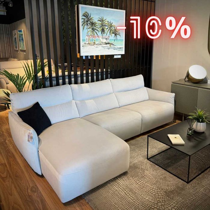 Narożnik z funkcją relax Natuzzi Editions - C027 Stupore