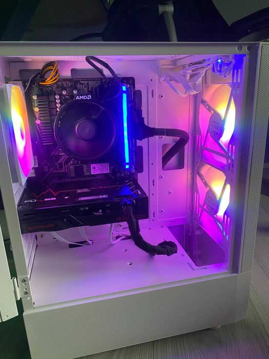 Komputer gamingowy - Ryzen 5 3600, RX 6600 8GB, 16GB DDR4, SSD