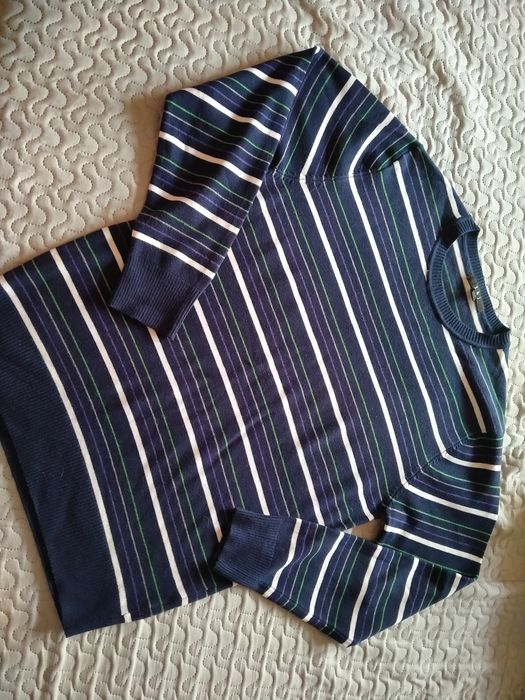 Sweter męski w paski
