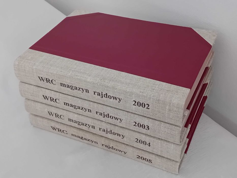 magazyn rajdowy WRC oprawione całe rocznik 2002, 2003, 2004, 2005