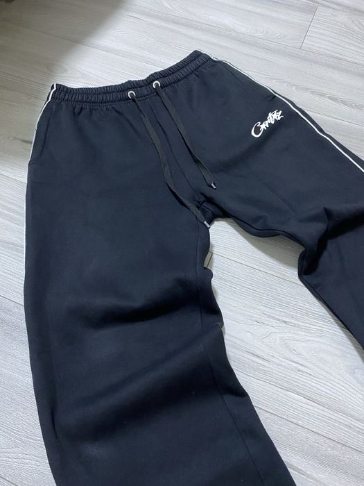 Штани Cortiez M / Кортез М / Чорні / Прямі / Широкі / Black