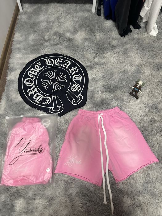 шорти 999yessirskiii рожеві pink shorts yessirskiii розовые шорты ессирски