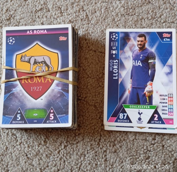 Cromos: (Fome de Vencer 2018, Champions League, Euro 2024, LIDL e Poké