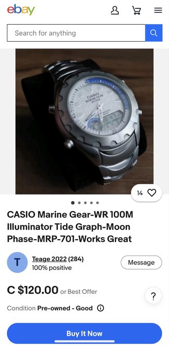 casio marine - купити товари моди та стилю - Ціна на OLX.ua