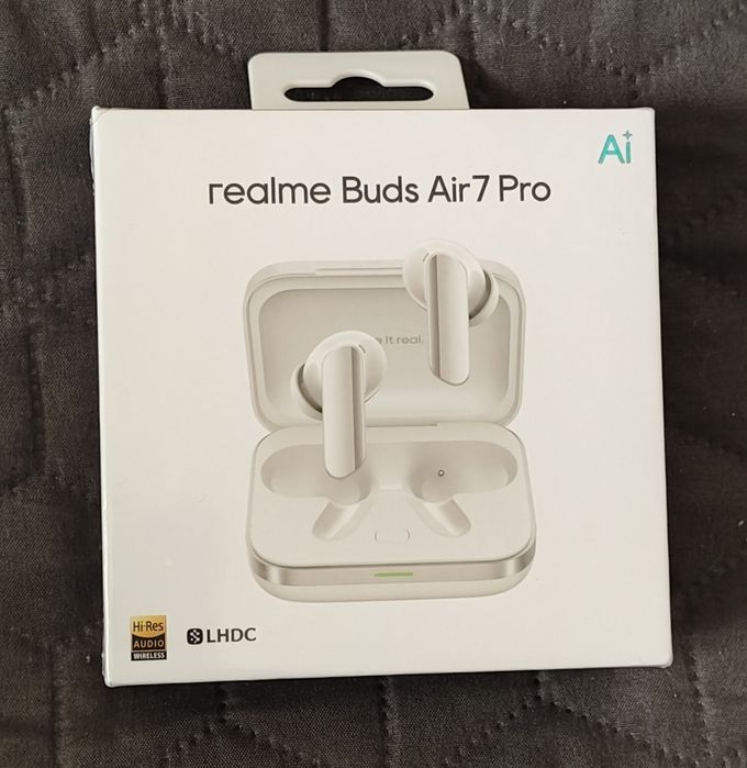 Realme Buds Air7 Pro, 53dB ANC, LHDC, Hi-Res, AI-переклад, 48 год