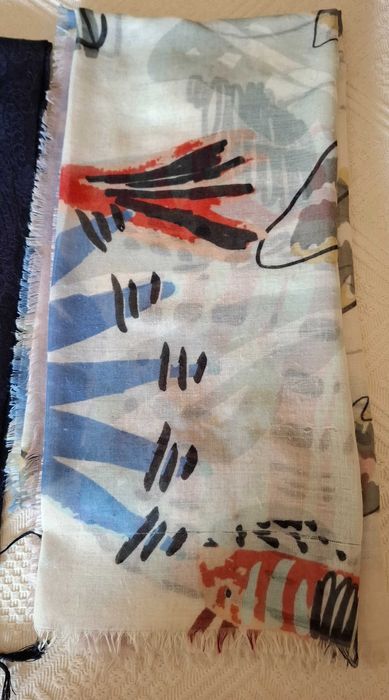 Echarpe Parfois e Écharpe com tons azul e cinzento64365277830146123