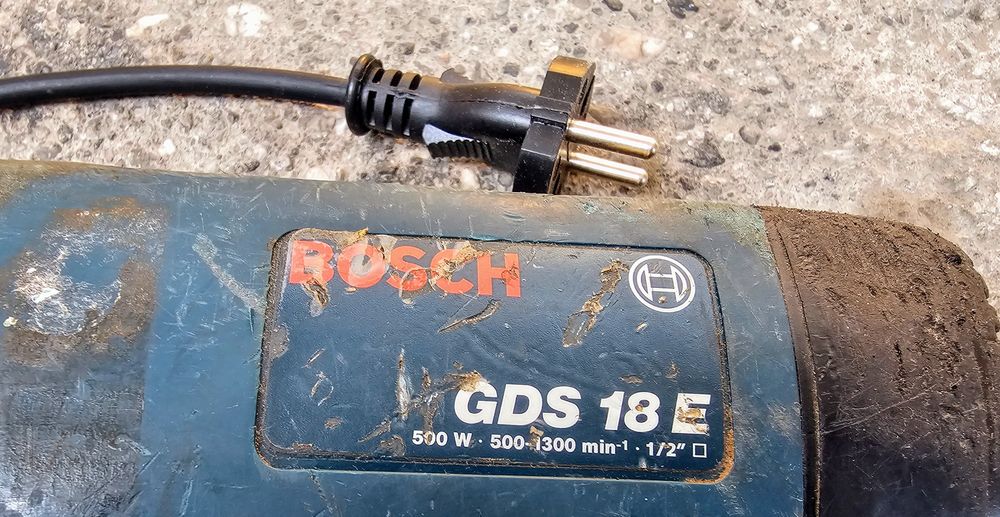 Klucz udarowy Bosch GDS 18 E 500W 250 Nm