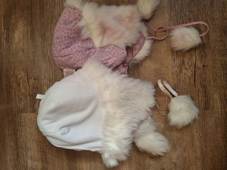 Шапочка зимова на дівчинку рожева 48р