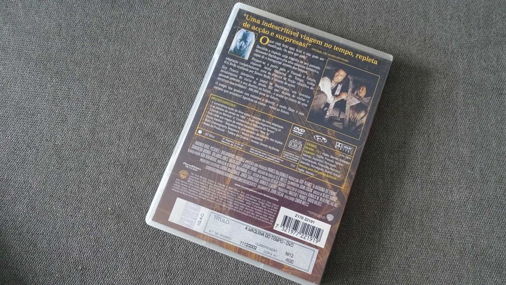 DVD A Máquina do Tempo . 2002 Simon Wells RARO