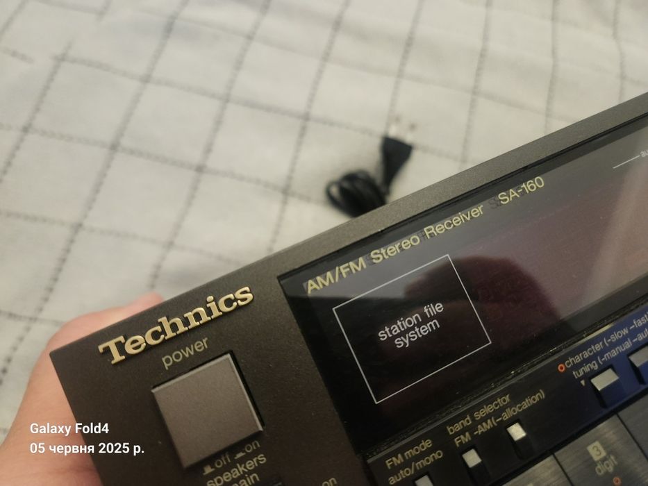 Technics SA-160, підсилювач, ресівер, еквалайзер