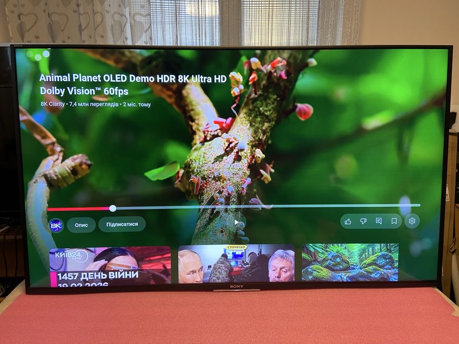 Телевізор Sony KD-55X8505C AndroidTV/120Гц/Premium