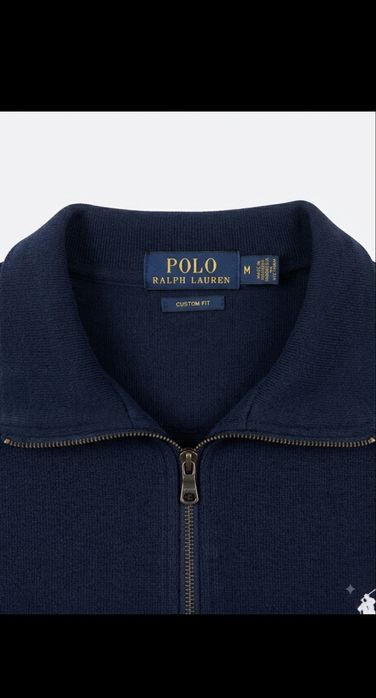 Оригинальный премиальный пуловер / свитшот на молнии 1/4 Polo Ralph Lauren (Quarter-Zip / Half-Zip).