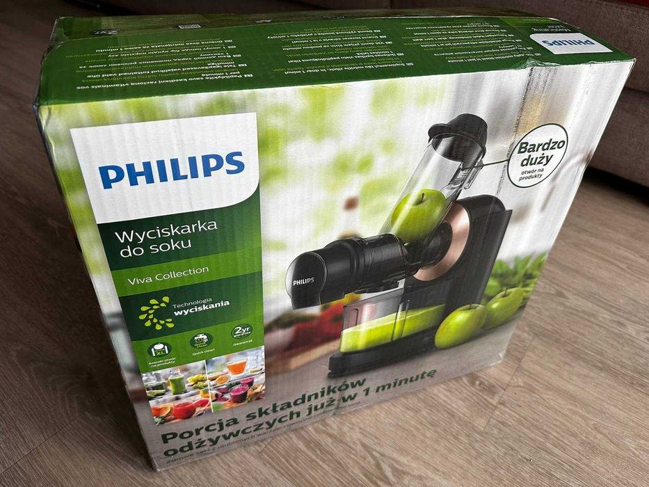 Wyciskarka wolnoobrotowa PHILIPS HR1888/70 – nowa, nieużywana