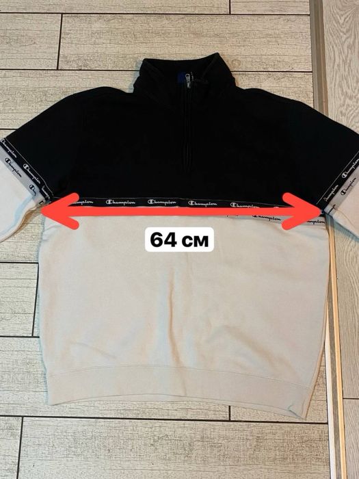 Champion half-zip sweatshirt lampassas лампаси