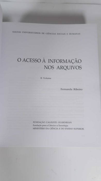 O acesso à Informação nos arquivos, Cândida Ribeiro, fundação Calouste Gulbenkian