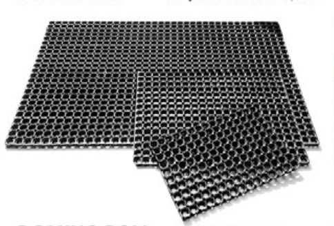 Wycieraczka gumowa ażur 100x150cm 22mm ażurowa zewnętrzna