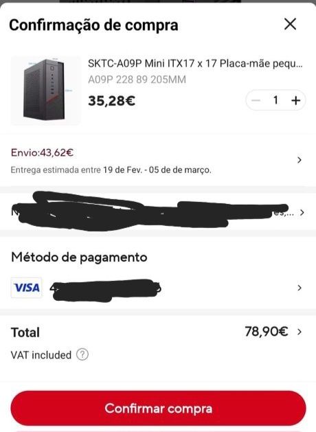 Mini torre P.C SKTC só a torre