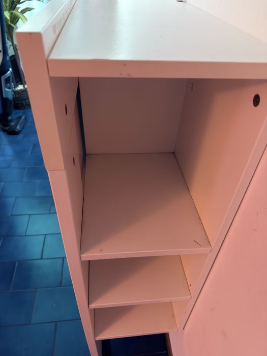 Cabeceira de Cama IKEA BRIMNES com Arrumação (160 cm) - Branco