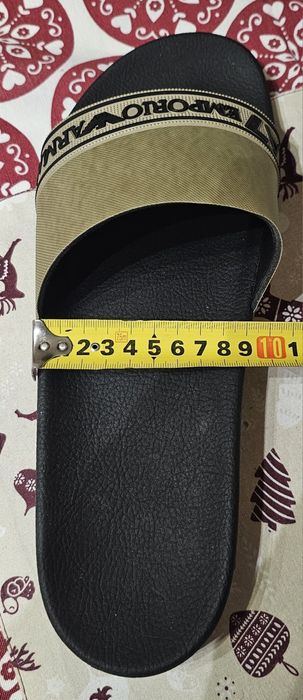 Klapki EA7 Emporio Armani Shoes Beachwear złote r.44