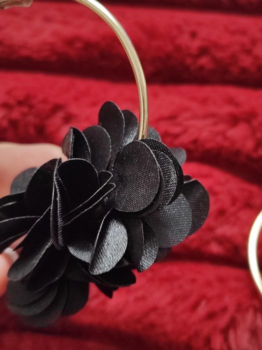 Kolczyki koła w kolorze złotym