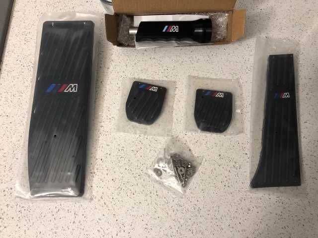 pedais manuais/automaticos e travão de mão bmw pack m perfomance