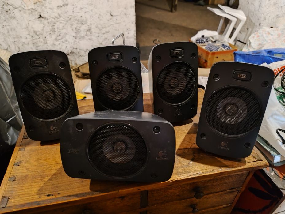 Logitech Z906 TYLKO głośniki główne