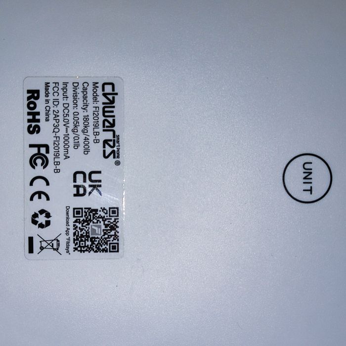 Inteligentna Waga łazienkowa Chwares FI2019LB-B