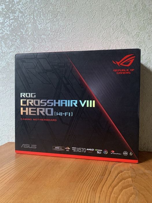 Asus ROG CROSSHAIR VIII Hero  WIFI X570 AM4 Ryzen 3000-5000