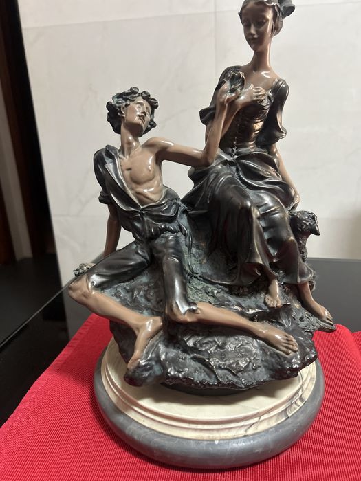Estatueta classica estilo Art Nouveau 34 cm - 6,3 lg