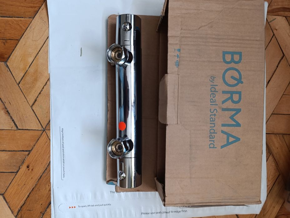 Nowa bateria prysznicowa z termostatem Borma by  Ideal Standard  Ceratherm 25