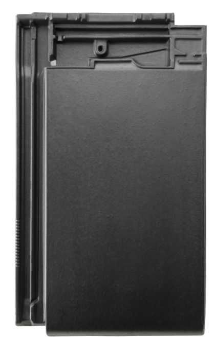 Erlus Linea szara dachówka ceramiczna