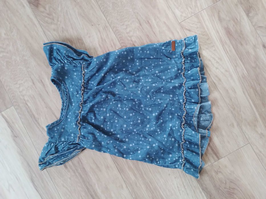 Sukienka jeansowa w gwiazdki 92 Name It