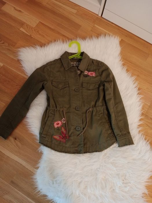 Kurteczka parka khaki C&A rozmiar 128